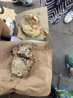 Bara brith and scone