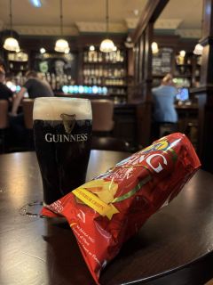 First Guiness in Dublin