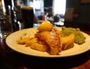 Fish and Chips of course at Holywood Dirty Duck