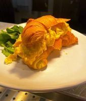 Smoked Salmon & Scrambled Eggs Croissant